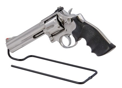 Handgun Rack 3 Pack Single Black Vinyl Coating Gun Storage Lockdown Vault