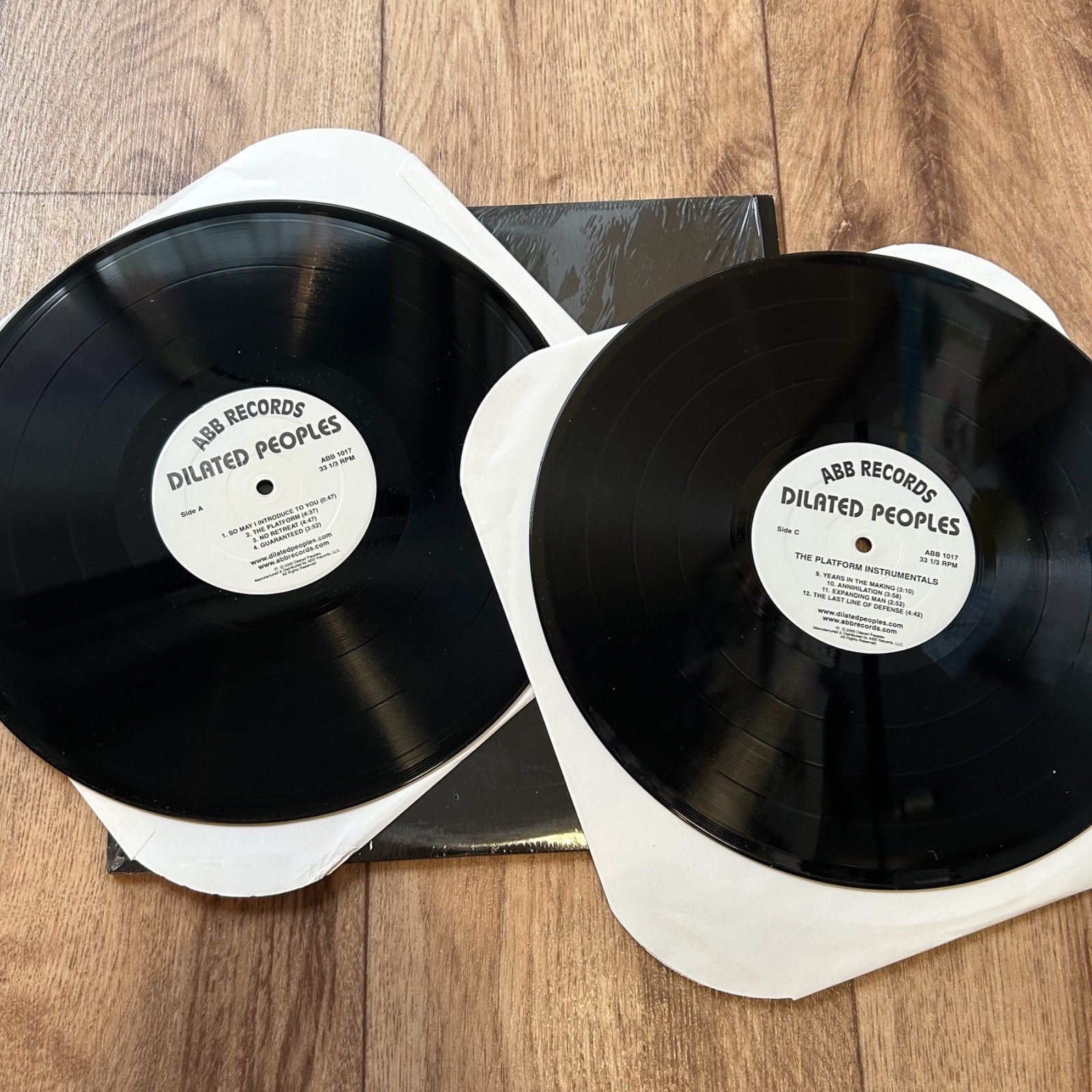 Dilated Peoples The Platform INSTRUMENTALS Double Vinyl LP 2000 ABB Records