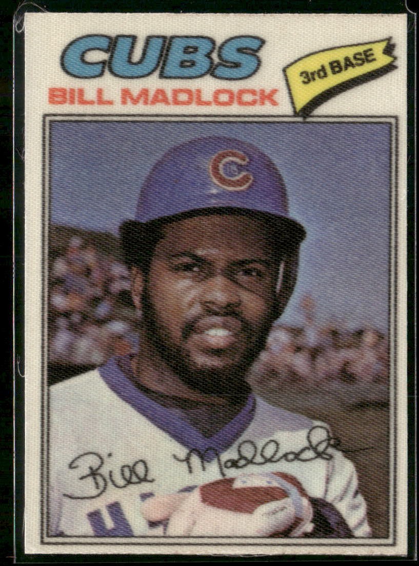 1977 Topps Cloth Stickers #25 Bill Madlock VG/VG-EX