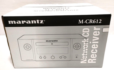 Marantz M-CR612 Netzwerk-CD-Receiver, Silber/Gold, Bluetooth, Airplay2,...