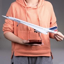 2025 New 1:125 Scale Resin Diecast Air France Concorde Airways With LED Light