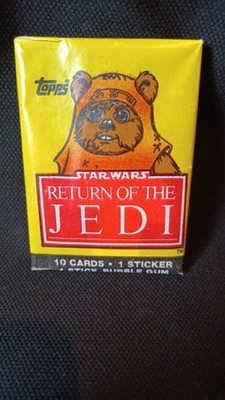 1983 Topps Star Wars The Return of the Jedi Art Wicket Warrick Packs [Cletius]