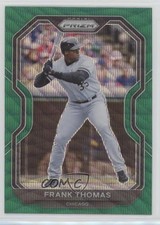 2021 Panini Prizm Green Wave Prizm Frank Thomas #13 HOF s1i