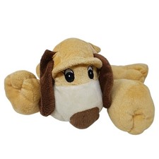 Plush Dog Stuffed Animal Toy Embroidered Eyes Floppy Pillow D-6