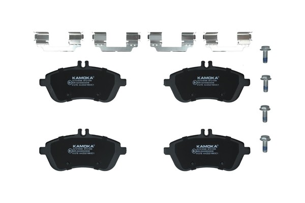 Bremsbelagsatz Scheibenbremse Vorne Kamoka JQ1018398 FÜR Mercedes Benz Belagsatz-image