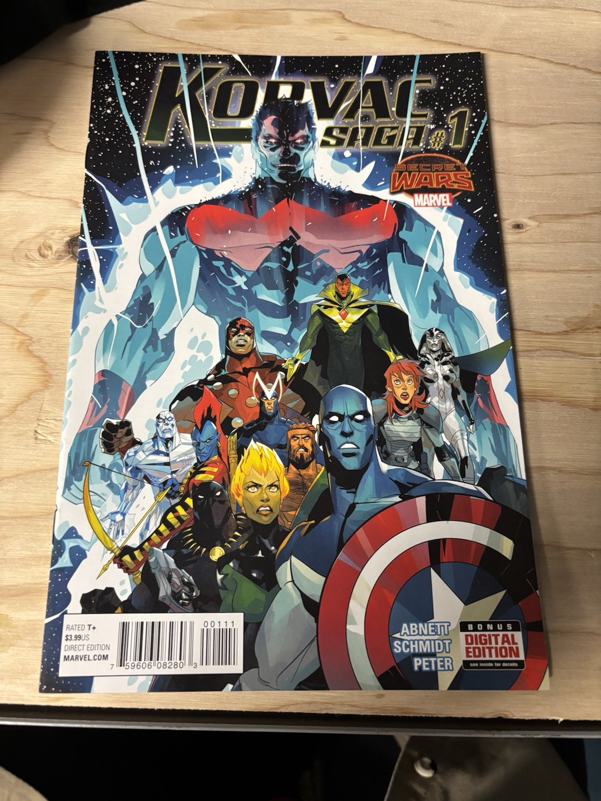 Korvac Saga #1 Otto Schmidt Cubierta (Marvel Comics agosto 2015)