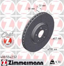 2x Bremsscheibe SPORT Z ZIMMERMANN 400.5542.52 für MERCEDES KLASSE W177 V177 CLA 2x Bremsscheibe SPORT Z ZIMMERMANN 400.5542.52 für MERCEDES KLASSE W177 V177 CLA