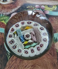 VTG Art Glass Fratelli Toso Millefiori Twiste...