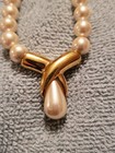 Vintage Signed Napier Gold Tone Faux Pearl 19” Necklace. Mint Cond. — photo 5
