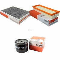 Mahle / Knecht Innenraumfilter LAK 594 Luftfilter LX 704/1 ÖLfilter OC 727