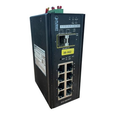 PLANET Technology IGS-10020MT(V2) Industrial Ethernet Equipment Switch -used-