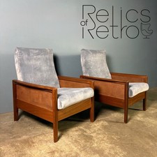 Guy Rogers Teak Lounge Chair Mid Century Vintage Retro MCM