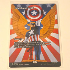 Steelshaper’s Gift Borderless MTG Marvel Superheroes Eternal NM-M 0050