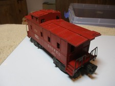 Post War Lionel O Gauge 1947 Cupola Brick Red Caboose SP 6257 Not Illuminated 62