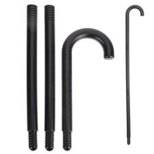 2 Pcs Pretend Play Crutch Prop Cosplay Cane Magician Wand for Kids