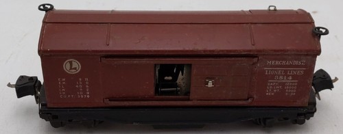 Coche de mercancía operativa Lionel 3814 vintage de preguerra - versión estampada de goma | Zustand: Used