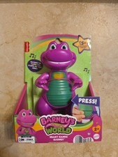 Barney's World HEART HANDS BARNEY 6" Figure 15 Sounds Songs Phrases Light Up