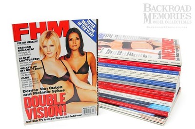 Lot of 1997-98 (Incomplete UK) ''FHM'' Mags + 4 BONUS Supplement/Issues (17), EMAP