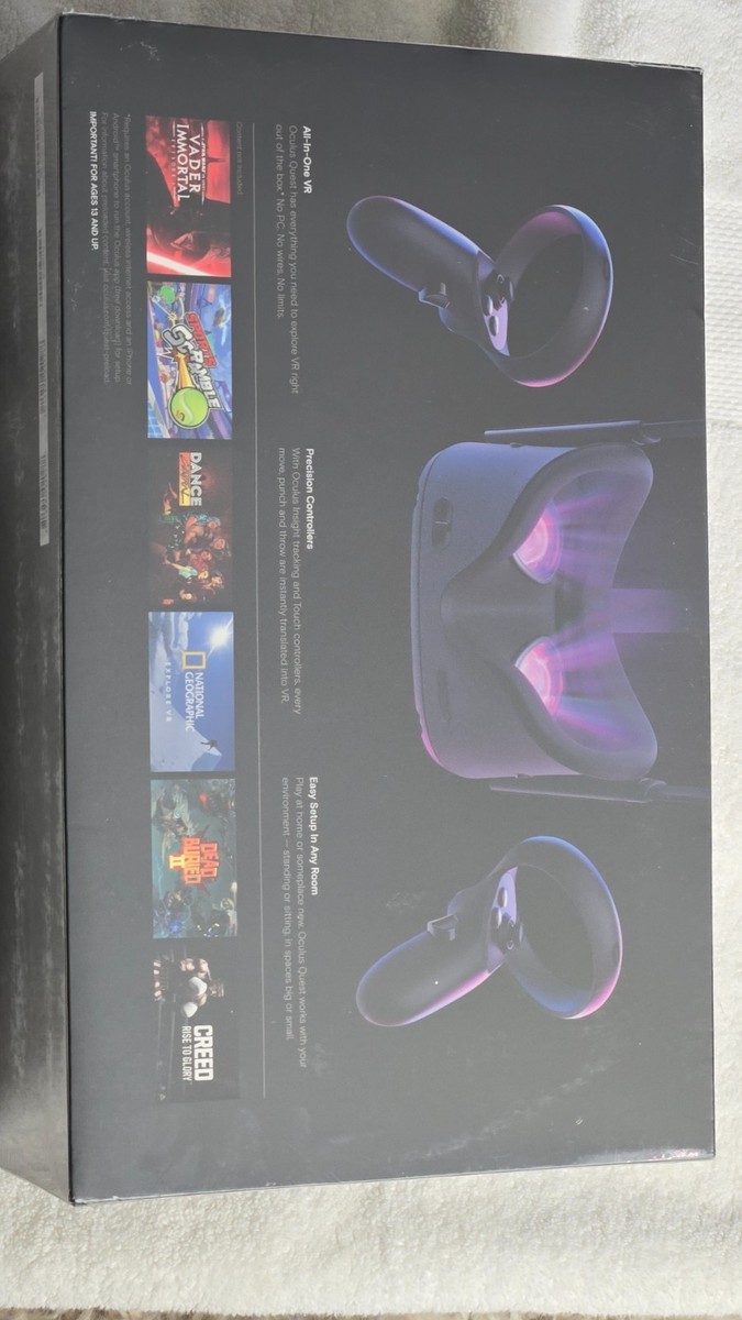 Meta Oculus Quest 128GB VR Headset - Black for sale online | eBay