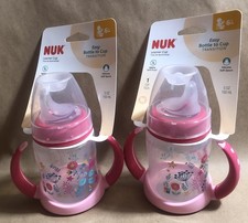 2 Pack NUK Learner Cup 100 Spill Proof 5oz Pink
