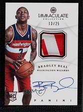 2012-13 Panini Immaculate Red 13/25 Bradley Beal #AP-BB Patch Auto 1ef4