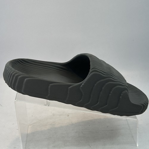 Adidas Adilette 22 Slides Mens Size 8.5US 8UK Carbon Gray Sandals Comfort Shoes - Picture 5 of 15