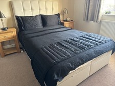 Kylie Minogue at Home Cassia Black Double Bed Set With Runner