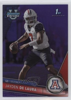 2023 Bowman U Chrome Purple Refractor 254/399 Jayden De Laura #30 1m9v
