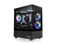 Thermaltake View 170 TG ARGB Black Micro-ATX Case; 3x120mm ARGB Fans Included...