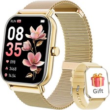 Smartwatch Call Answering Fitness Tracker Message Alerts Health Monitoring Sport