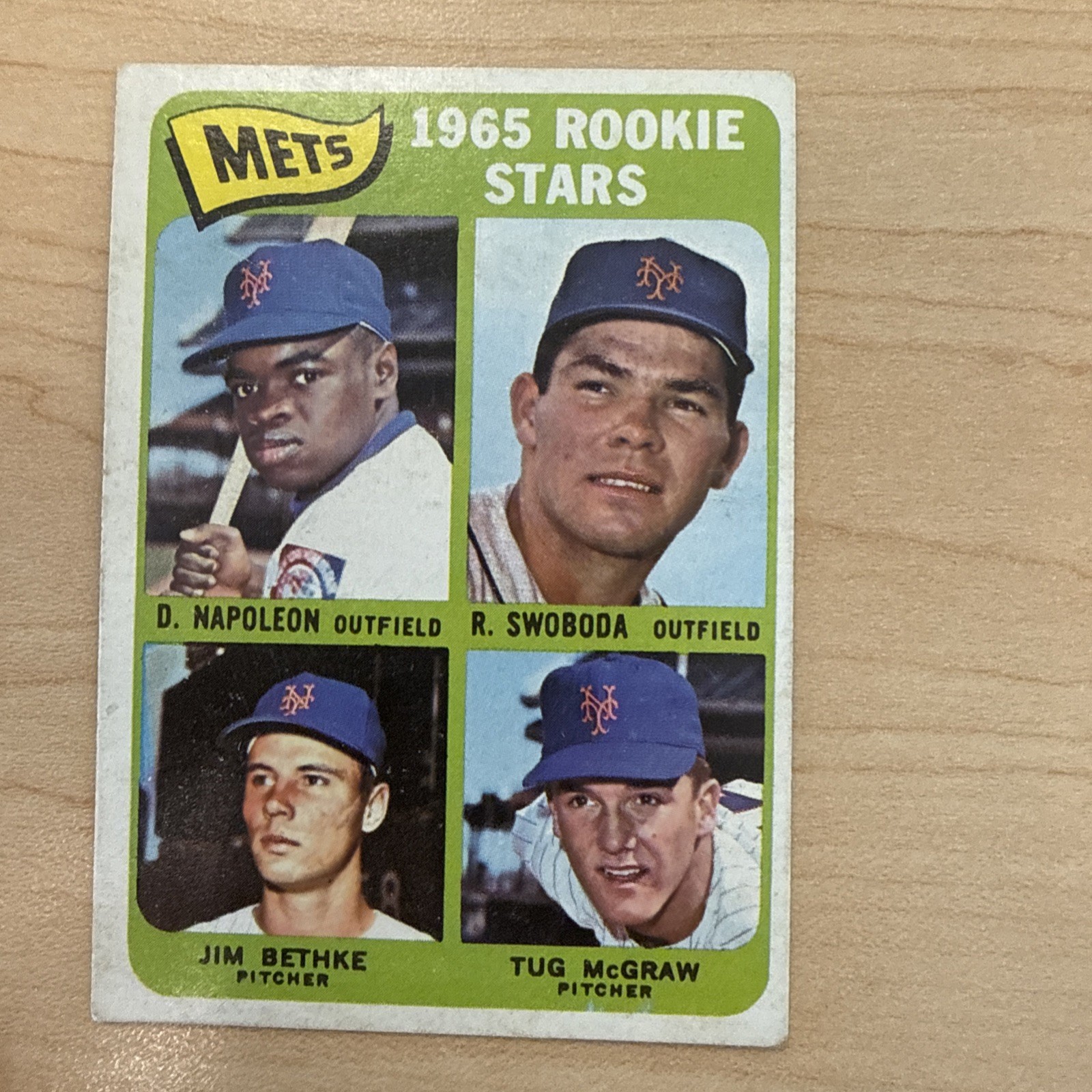 Mets 1965 Rookie Stars #533 Baseball Cards 1965 Topps trading card — raw and PSA graded price guide