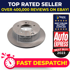 2x Brake Discs Pair Solid fits HYUNDAI SONATA NF, YF 2.4 Rear 05 to 10 G4KC Set