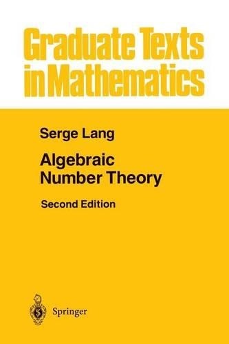 Algebraic Number Theory - 9781461269229