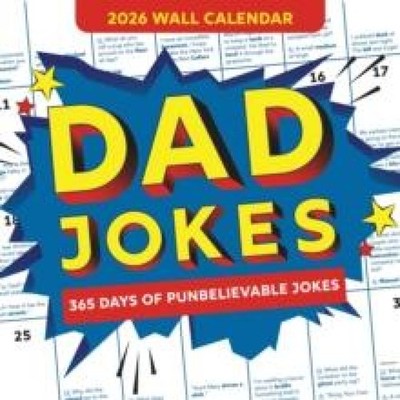 2026 Dad Jokes Wall Calendar by Sourcebooks Calendar Sourcebooks,