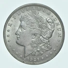 1921 Morgan Silver Dollar - Last Year Issue 90% $1 Bullion *643