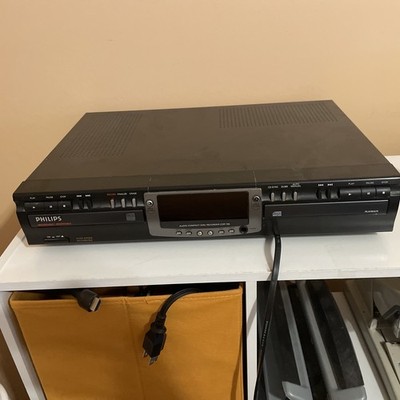 Philips CDR765/17 Dual Double Deck CD Player and Recorder No Remote Tested Works