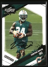 2009 Score Inscriptions #400 Vontae Davis Autographs #/199