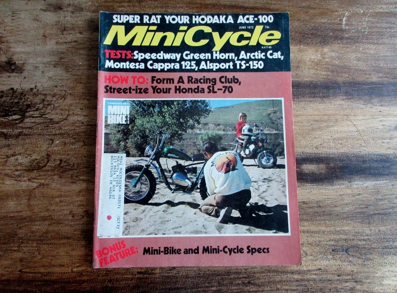 MINI BIKE GUIDE / MINI CYCLE MAGAZINE JUNE 1972 Vol 4 No. 6