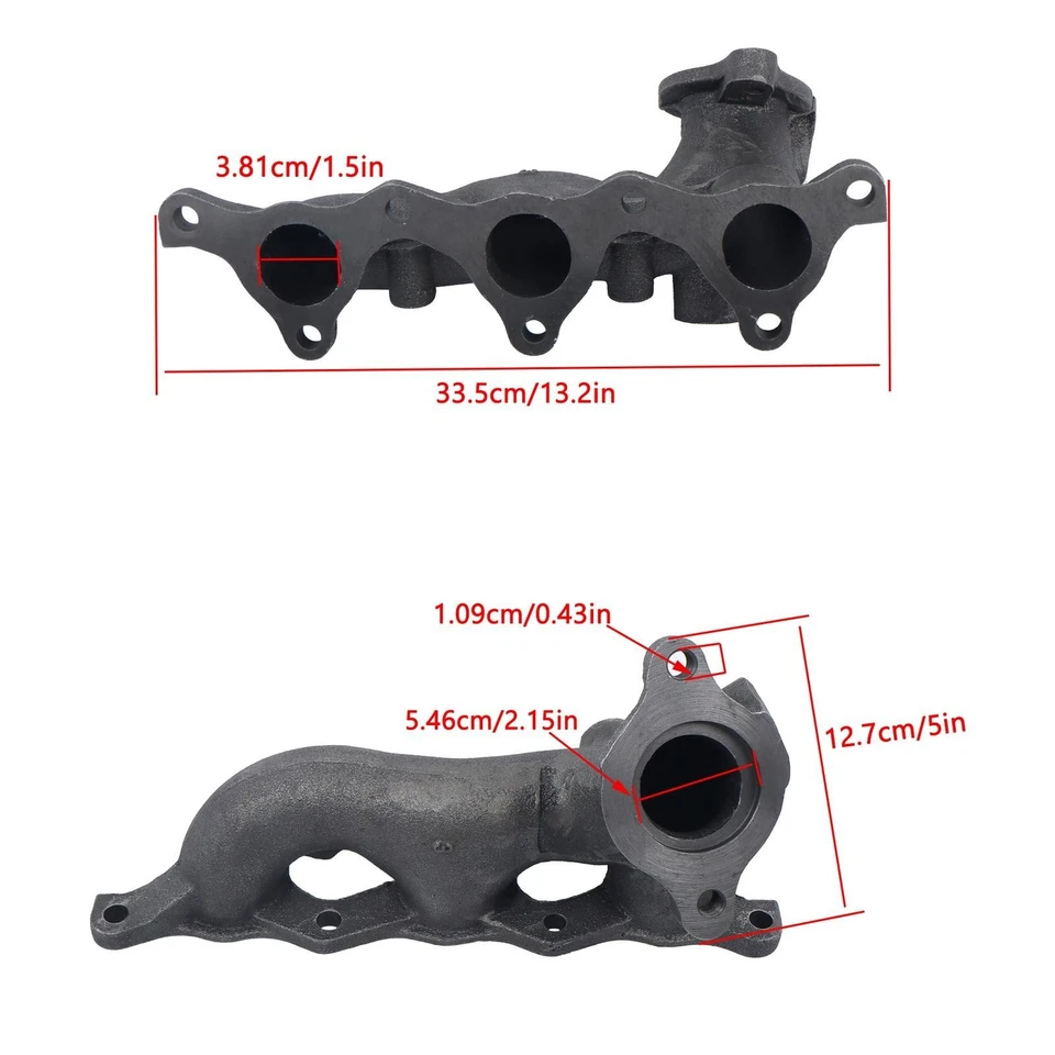 For 2001-2002 Mitsubishi Montero Gen3 3.5L Left Side Exhaust Manifold MR497481 Foto 2 de 4