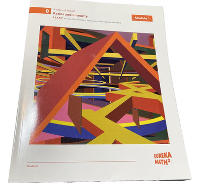 Eureka Math Squared Grade 8 Module 1 LEARN New Student Workbook FREE SHIPPING