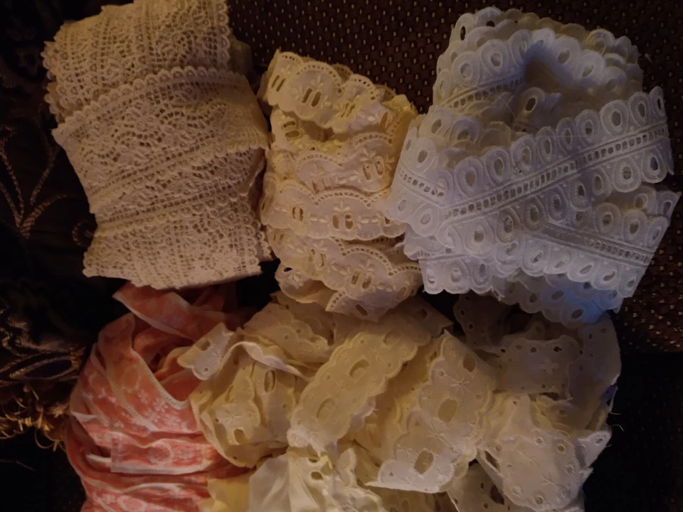 美丽复古 Guipure 蕾丝法国风格 10 张,共见照片套装 — 第 3/3 张图片