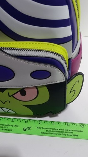Loungefly Powerpuff Girls Mojo Jojo Cosplay Mini Backpack Glows in Dark New - Picture 18 of 20