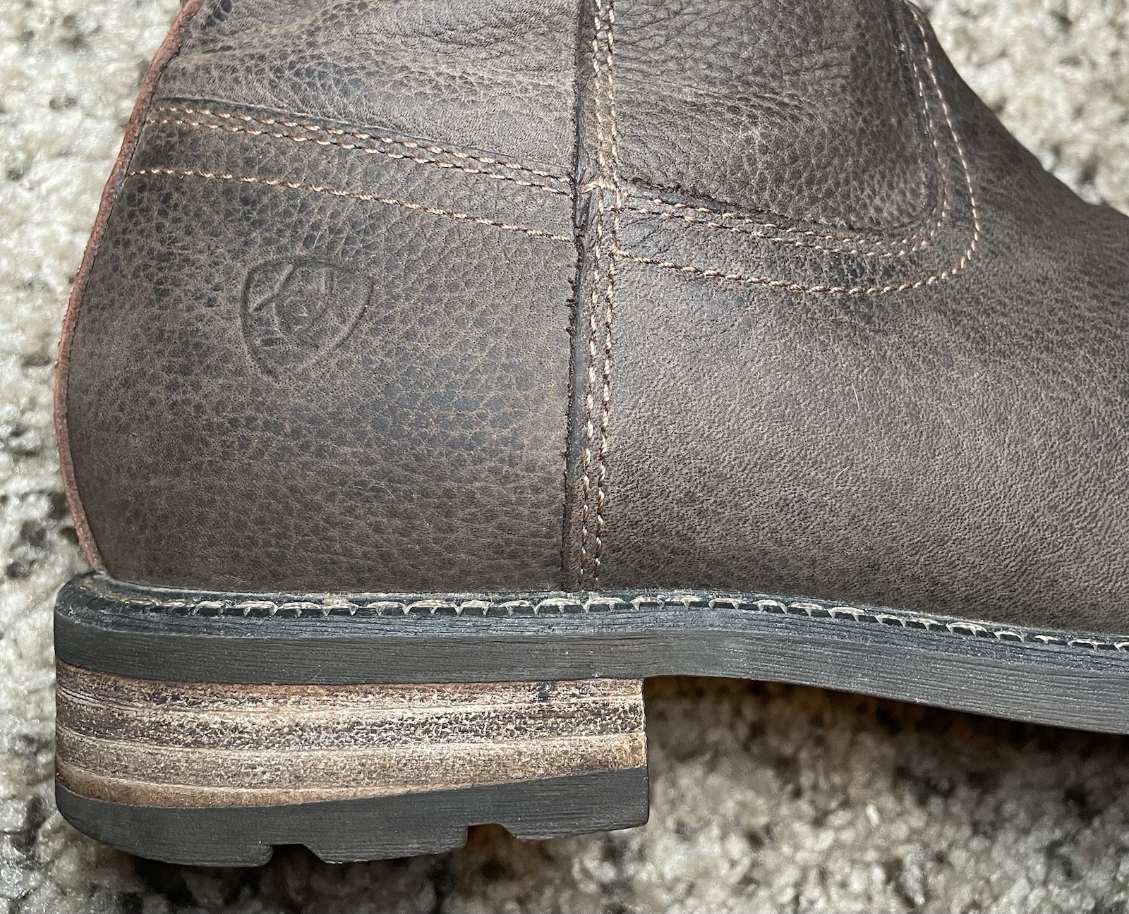 Ariat Stoneleigh Leather Java Brown H20 Waterproo… - image 9