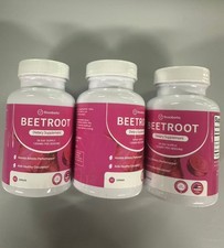 1-3pack Capsules Rosabella Supports Blood Pressure 60Ct Organic Beet Root Powder
