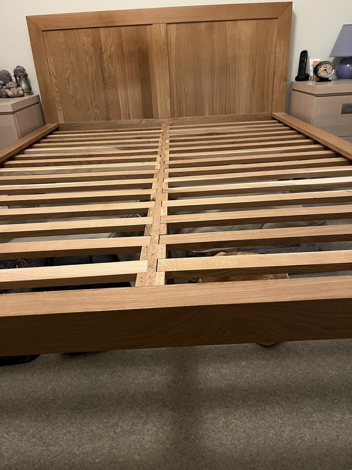 Oak Furniture Land Fresco Natural Solid Oak 4ft 6” Double Bed Frame eBay