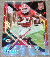 2021 ERIC STOKES Panini Donuss Elite Aspirations Shimmers ROOKIE (214/499) MINT