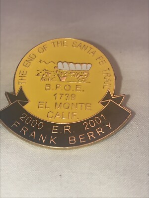 BPOE El Monte CA. Elks Lodge #1739 ER Frank Berry 2000-2001.