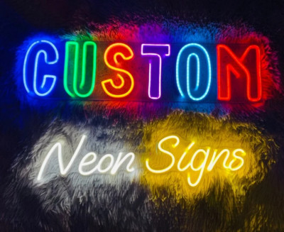 Led Ebay Sign Free Design Custom Flex LED Strip Neon Sign Personalised Collection ...