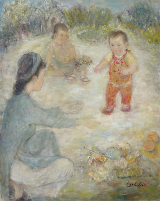 The First Steps : Lê Thị Lựu : Archival Canvas Art