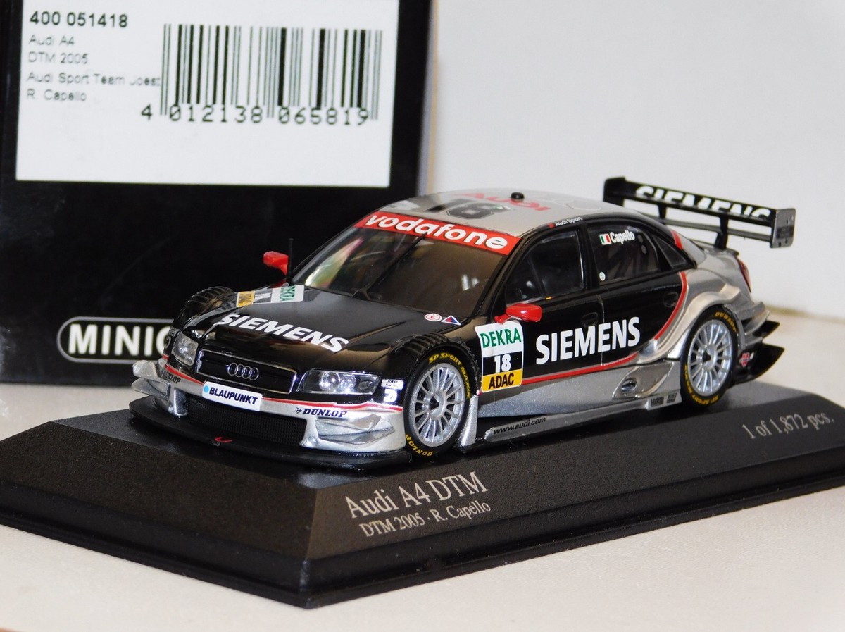 MINICHAMPS Audi A4 DTM 3台セット AUTOart AUDI A4 DTM #18 CAPELLO DTM 2005 MINICHAMPS 400051418 1/43 | eBay